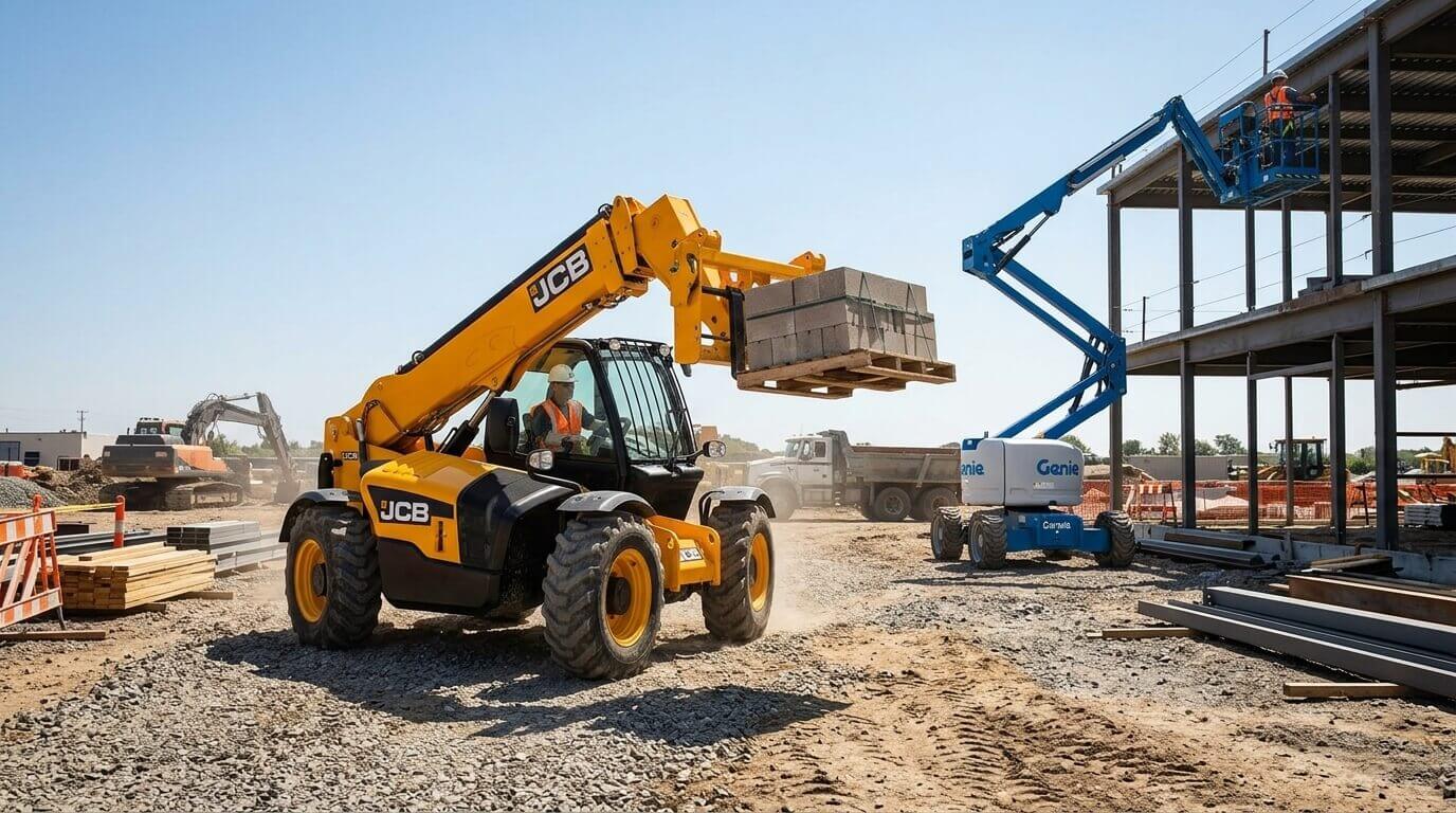 Diesel and electric boom lifts