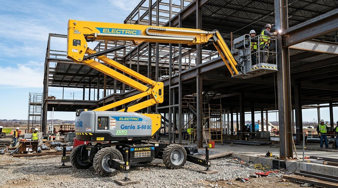 Diesel and electric boom lifts