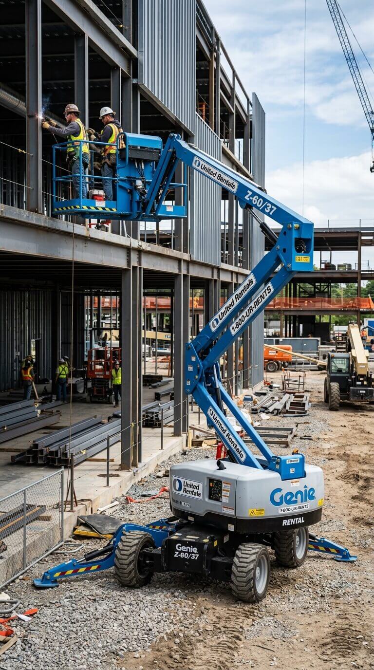 Diesel and electric boom lifts